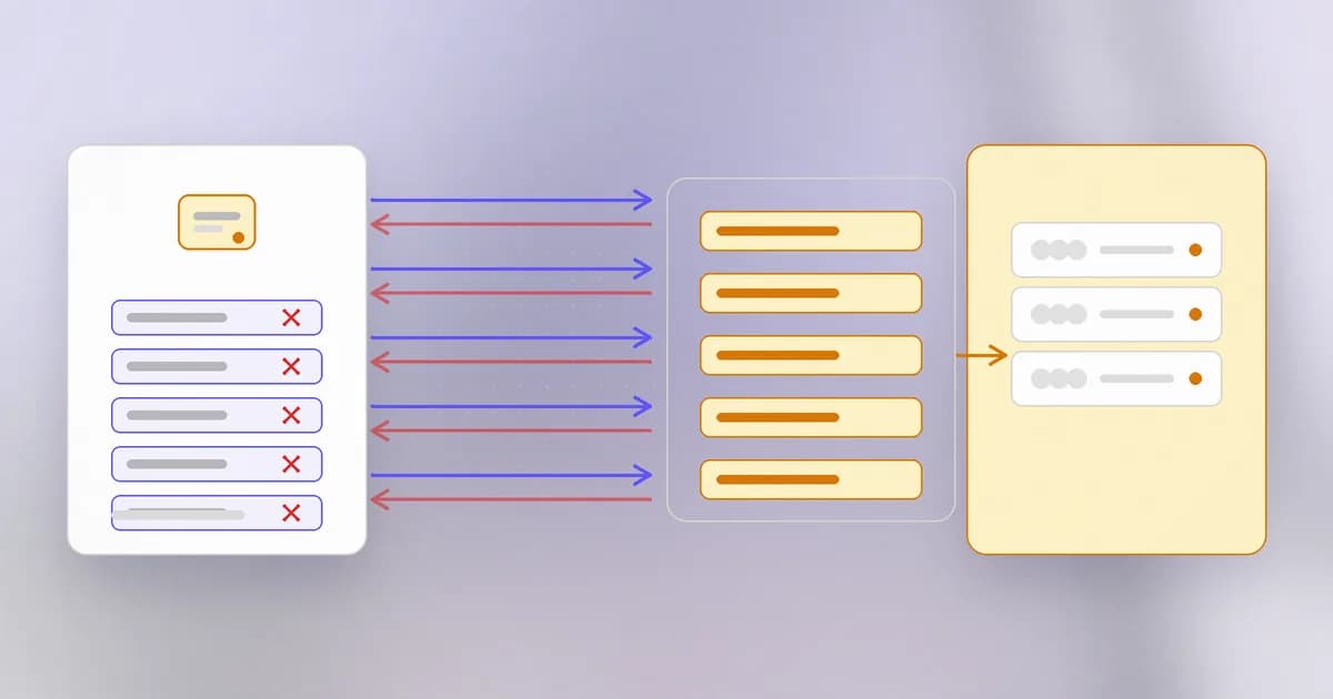 A request is accepted, cancelled and replaced thousands of times a second while the server keeps doing the work for each one