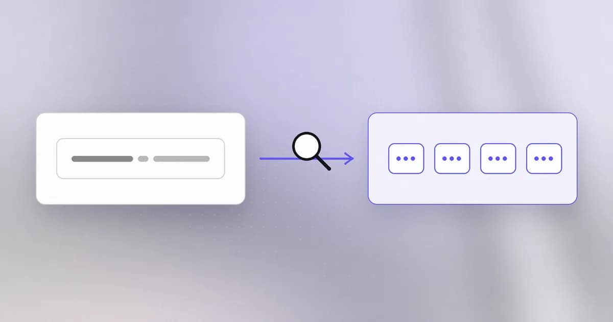 A name on the left becoming a numeric address on the right through a lookup in between
