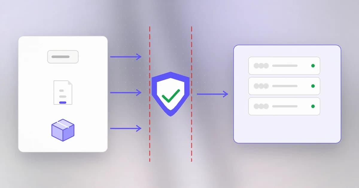 Data crossing a trust boundary and passing through a check before reaching the program
