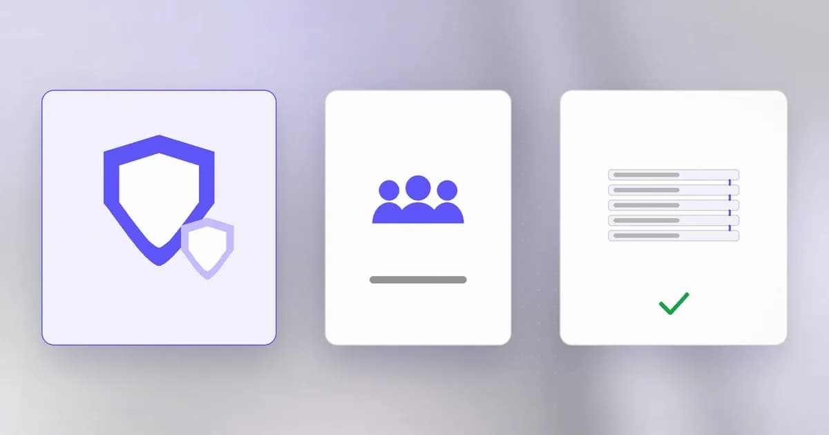 An organisation policy layered with a stricter member override, a set of roles, and a chained audit log